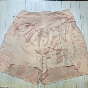 Gymshark Power Jacquard Light Pink Shorts